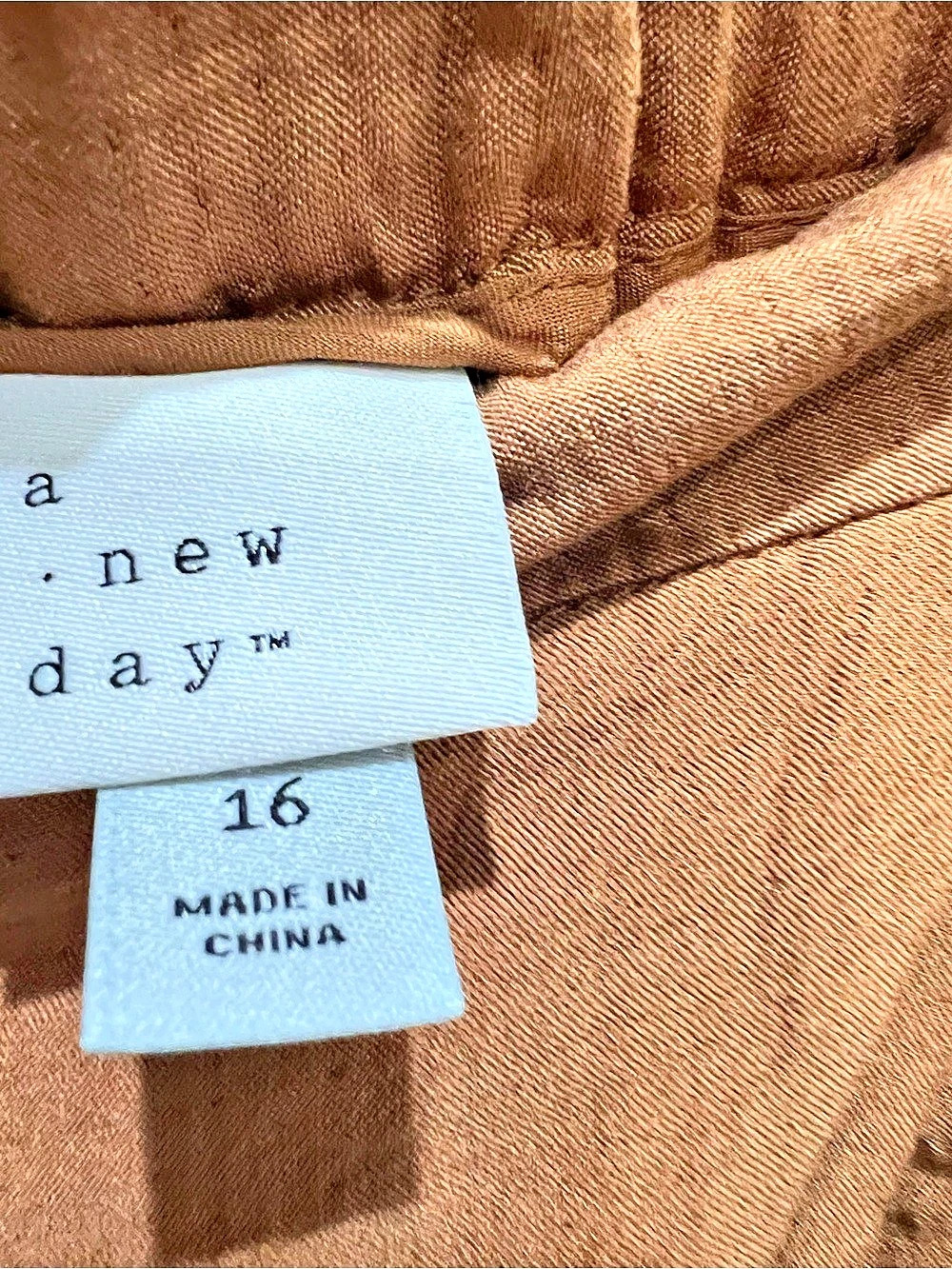 A new day Wide Leg Pants in Brown Size 16 Like New - Picture 7 of 8